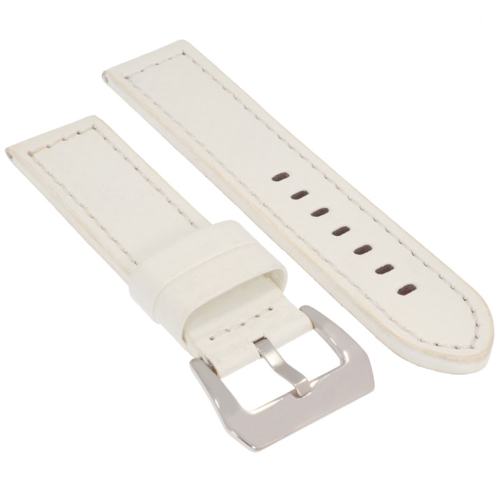 PASEK DO ZEGARKA 22 mm DILOY 382.22.22 BIAŁY