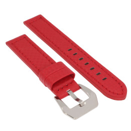 PASEK DO ZEGARKA 18 mm DILOY 382.18.6 CZERWONY