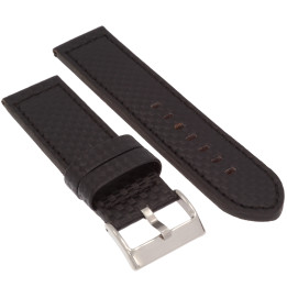 PASEK DO ZEGARKA 24 mm DILOY 382.50.24 CZARNY
