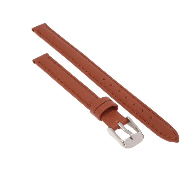 PASEK DO ZEGARKA 10 mm DILOY 302EL.10.3 BRĄZOWY DŁUGI XL