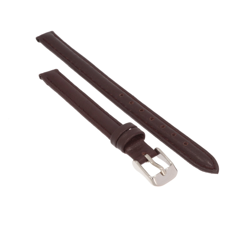 PASEK DO ZEGARKA 10 mm DILOY 302EL.10.2 BRĄZOWY DŁUGI XL