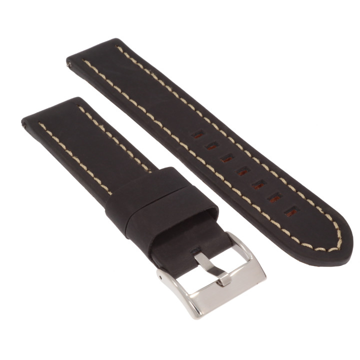 PASEK DO ZEGARKA 20 mm DILOY 384.58.20 CZARNY