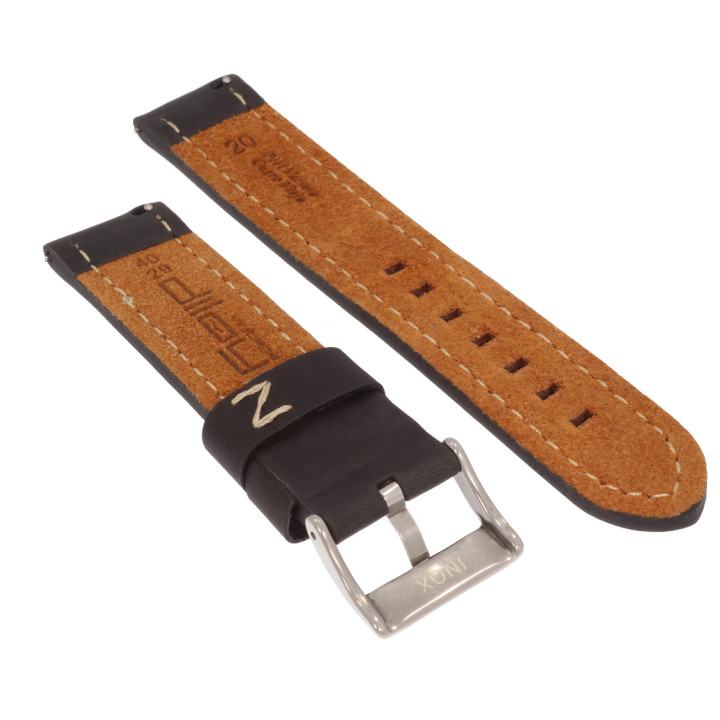 PASEK DO ZEGARKA 20 mm DILOY 384.58.20 CZARNY