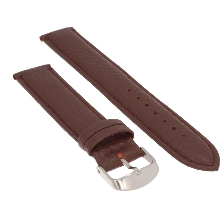 PASEK DO ZEGARKA 20 mm DILOY P205EL.02.20 BRĄZOWY DŁUGI XL