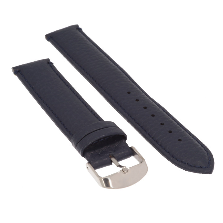 PASEK DO ZEGARKA 20 mm DILOY P205EL.05.20 GRANATOWY DŁUGI XL