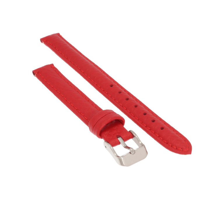 PASEK DO ZEGARKA 12 mm DILOY P205EL.12.6 CZERWONY DŁUGI XL