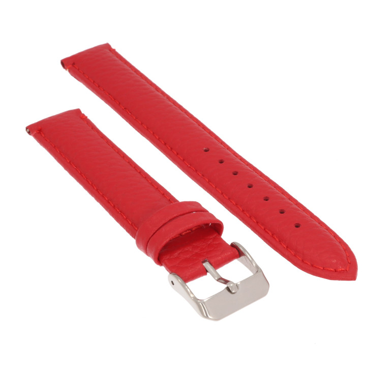 PASEK DO ZEGARKA 18 mm DILOY P205EL.18.6 CZERWONY DŁUGI XL