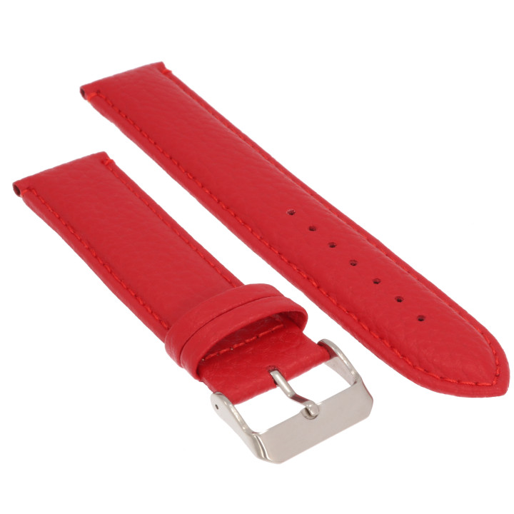 PASEK DO ZEGARKA 22 mm DILOY P205EL.22.6 CZERWONY DŁUGI XL