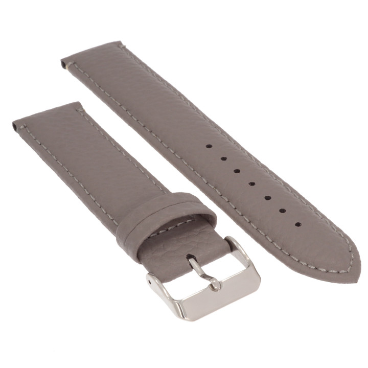 PASEK DO ZEGARKA 22 mm DILOY P205EL.22.7 SZARY DŁUGI XL
