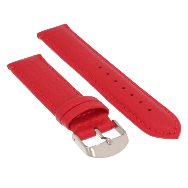 PASEK DO ZEGARKA 20 mm DILOY P205.06.20 CZERWONY