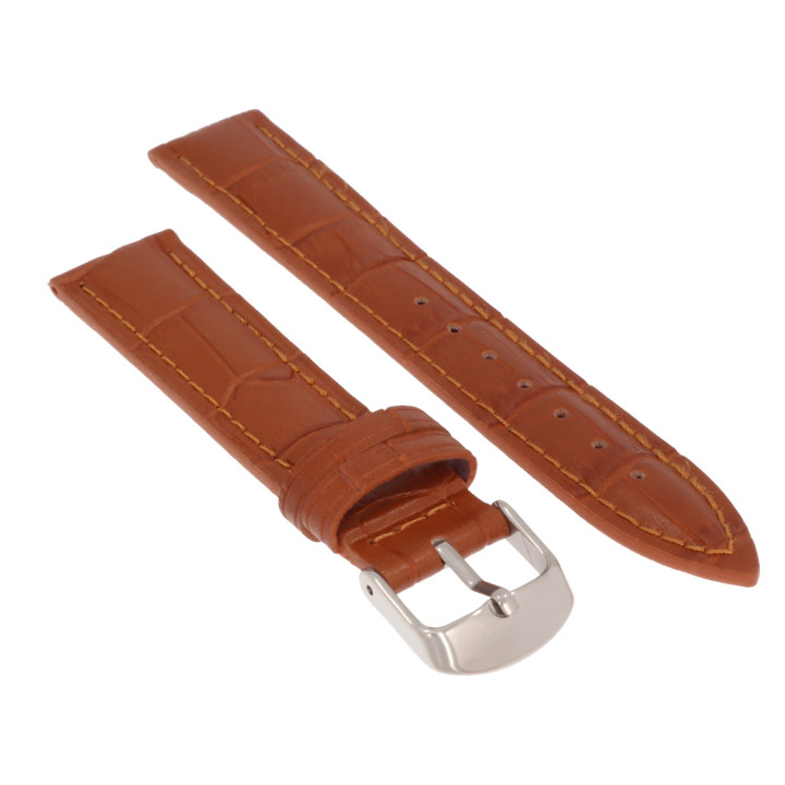 PASEK DO ZEGARKA 18 mm DILOY 379.03.18 BRĄZOWY