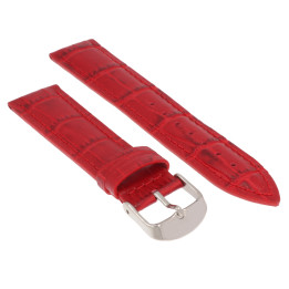 PASEK DO ZEGARKA 20 mm DILOY 379.04.20 CZERWONY
