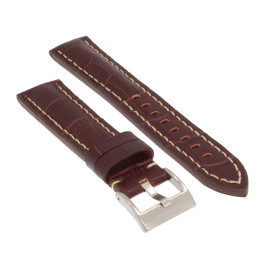 PASEK DO ZEGARKA 20 mm DILOY 395.20.2 BRĄZOWY