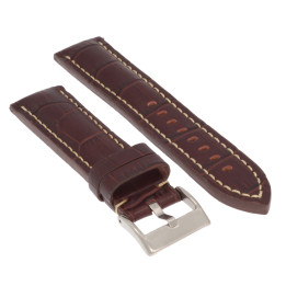 PASEK DO ZEGARKA 22 mm DILOY 395.22.2 BRĄZOWY