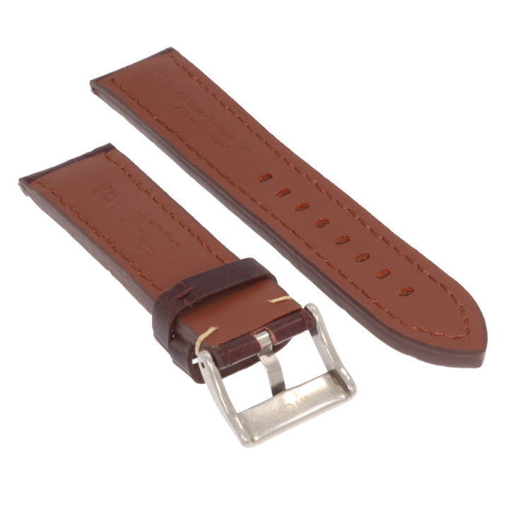 PASEK DO ZEGARKA 22 mm DILOY 395.22.2 BRĄZOWY