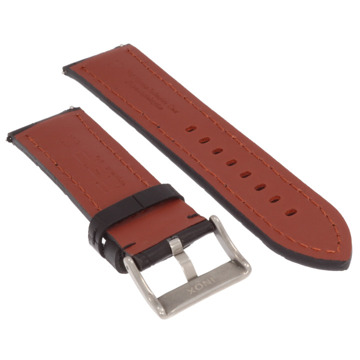 PASEK DO ZEGARKA 24 mm DILOY 395.01.24 CZARNY