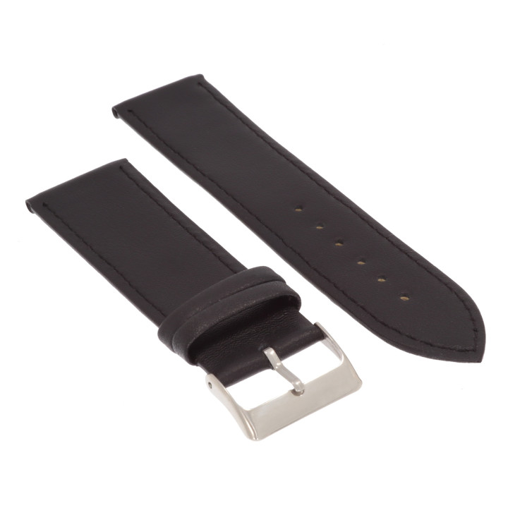PASEK DO ZEGARKA 24 mm DILOY 704.24.1 CZARNY