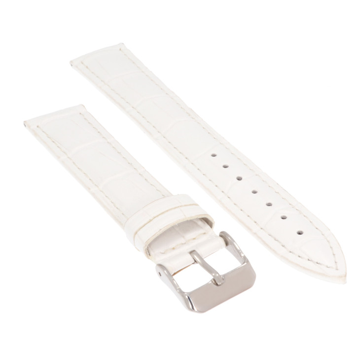 PASEK DO ZEGARKA 20 mm DILOY 379EL.20.22 BIAŁY