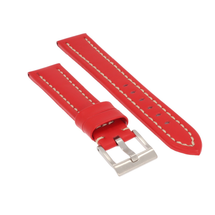 PASEK DO ZEGARKA 18 mm DILOY 377.18.6 (1) CZERWONY
