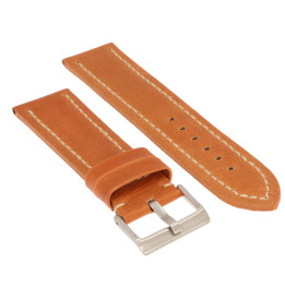 PASEK DO ZEGARKA 24 mm DILOY 377EA.24.3 (1) BRĄZOWY