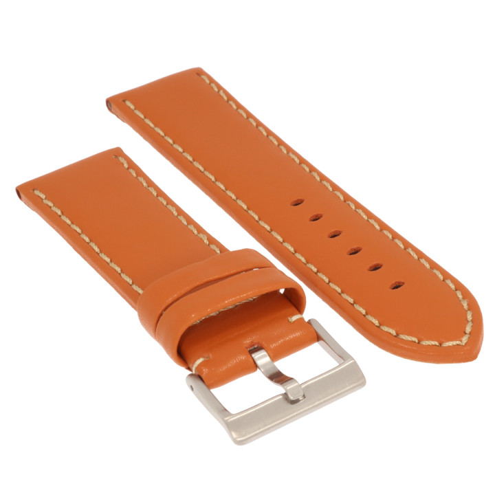 PASEK DO ZEGARKA 26 mm DILOY 377EA.26.3 (1) BRĄZOWY