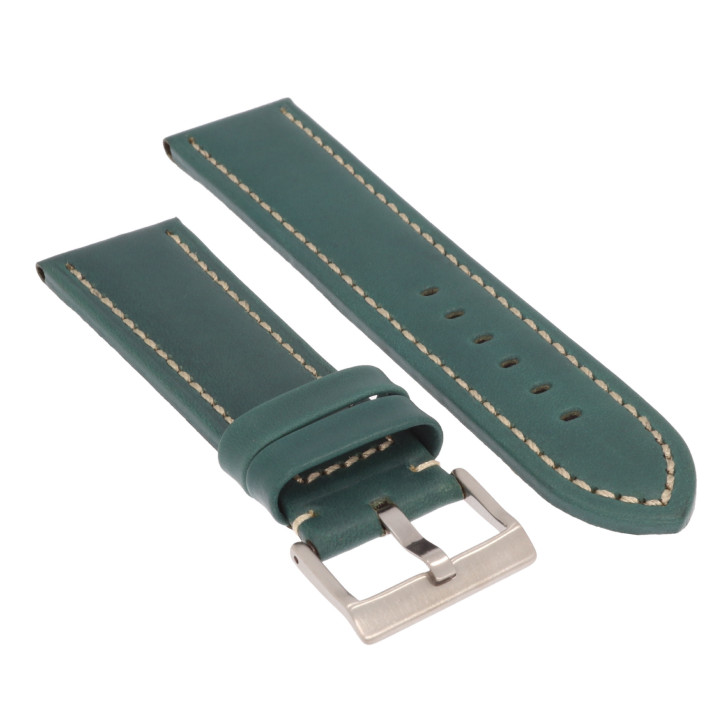 PASEK DO ZEGARKA 24 mm DILOY 377EA.24.5 ZIELONY