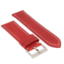 PASEK DO ZEGARKA 26 mm DILOY 377EA.26.6 CZERWONY