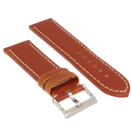 PASEK DO ZEGARKA 24 mm DILOY 377EA.24.8 BRĄZOWY