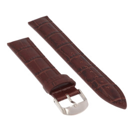 PASEK DO ZEGARKA 20 mm DILOY 379EL.02.20 BRĄZOWY DŁUGI