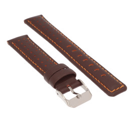 PASEK DO ZEGARKA 18 mm DILOY 367.18.2 CIEMNY BRĄZ