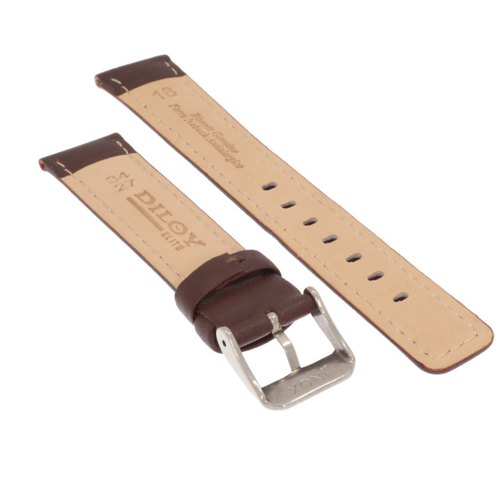 PASEK DO ZEGARKA 18 mm DILOY 367.18.2 CIEMNY BRĄZ