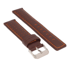 PASEK DO ZEGARKA 20 mm DILOY 367.20.2 CIEMNY BRĄZ