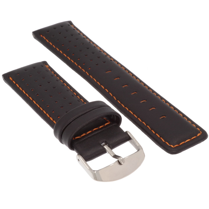 PASEK DO ZEGARKA 24 mm DILOY 367.24.1 CZARNY