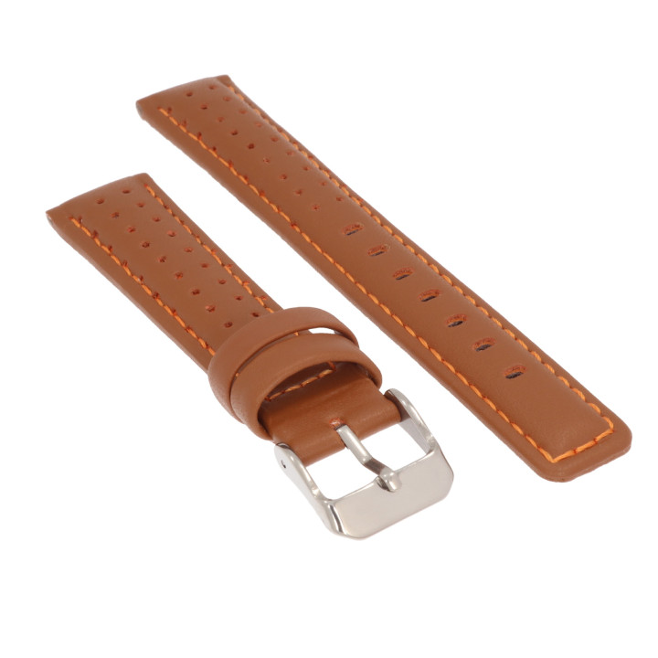 PASEK DO ZEGARKA 18 mm DILOY 367.18.3 JASNY BRĄZ