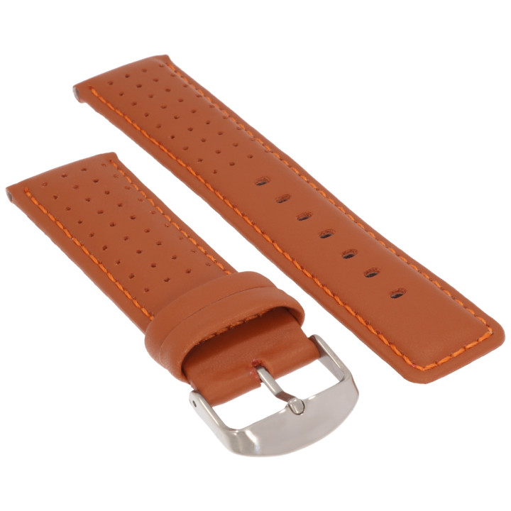 PASEK DO ZEGARKA 24 mm DILOY 367.24.3 JASNY BRĄZ