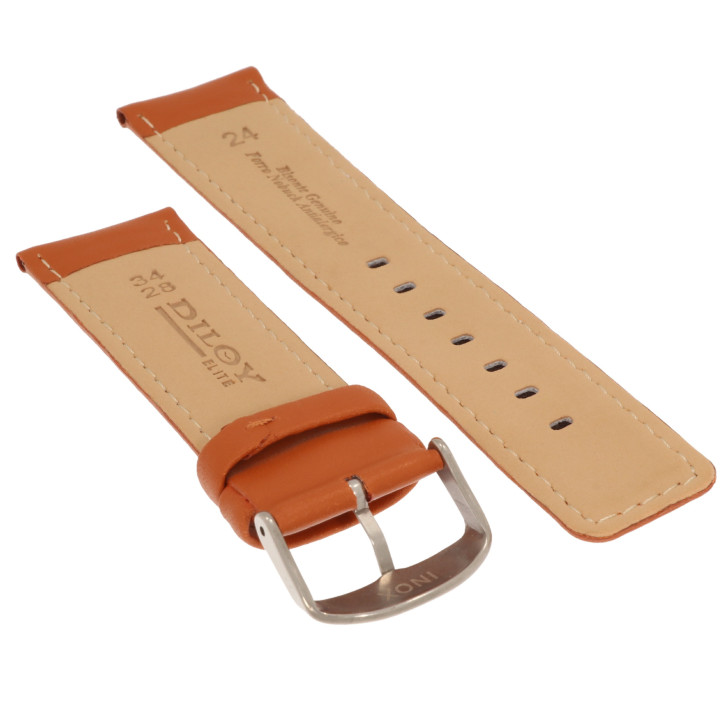 PASEK DO ZEGARKA 24 mm DILOY 367.24.3 JASNY BRĄZ