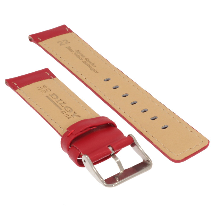 PASEK DO ZEGARKA 22 mm DILOY 367.22.4 BURGUNDIA