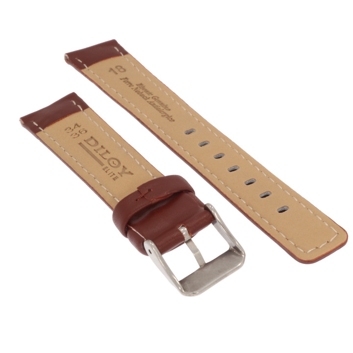 PASEK DO ZEGARKA 18 mm DILOY 367.18.9 ŚREDNI BRĄZ