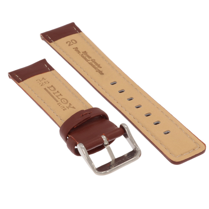 PASEK DO ZEGARKA 20 mm DILOY 367.20.9 ŚREDNI BRĄZ