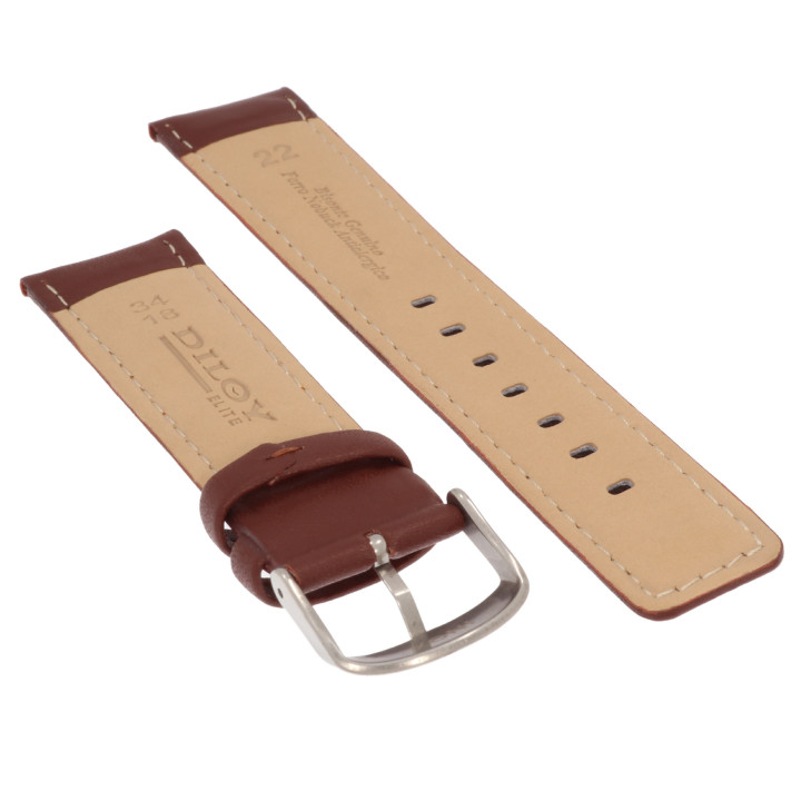 PASEK DO ZEGARKA 22mm DILOY 367.22.9 ŚREDNI BRĄZ
