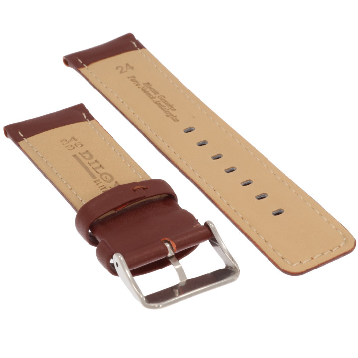 PASEK DO ZEGARKA 24mm DILOY 367.24.9 ŚREDNI BRĄZ