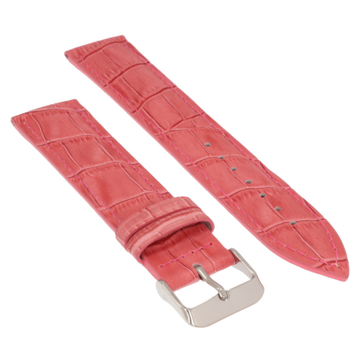 PASEK DO ZEGARKA 22 mm DILOY 379EL.22.13 RÓŻOWY DŁUGI