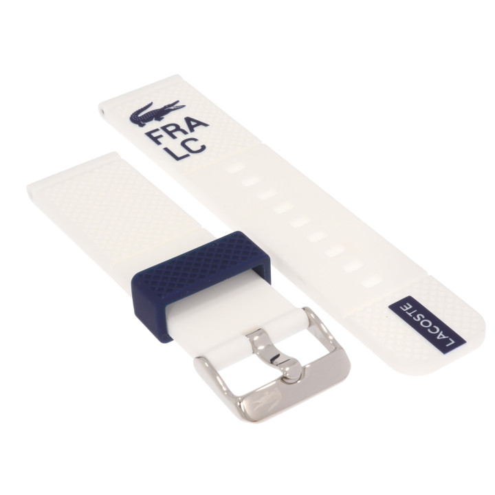 ORYGINALNY PASEK LACOSTE 609302760 22 mm BIAŁY
