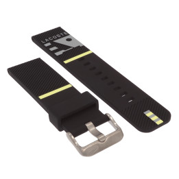 ORYGINALNY PASEK LACOSTE 2010941 22 mm CZARNY