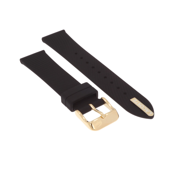 ORYGINALNY PASEK LACOSTE 2001052 18 mm CZARNY