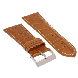 PASEK DO ZEGARKA 30 mm DILOY 378EA.30.9 BRĄZOWY