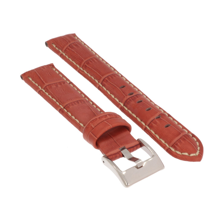 PASEK DO ZEGARKA 18 mm DILOY 378.18.8 (1) BRĄZOWY