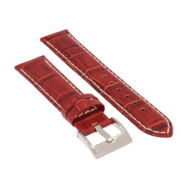 PASEK DO ZEGARKA 20 mm DILOY 378.20.8 BRĄZOWY