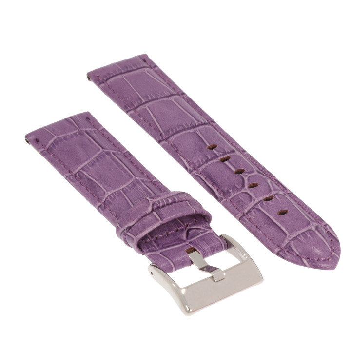 PASEK DO ZEGARKA 22 mm DILOY 368.22.18 FIOLETOWY