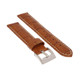 PASEK DO ZEGARKA 18 mm DILOY 378.18.9 BRĄZOWY
